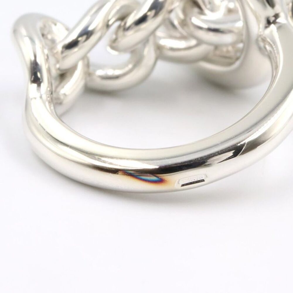 Hermes Croisette Ring Silver 925 Jewelry - Picture 2 of 9